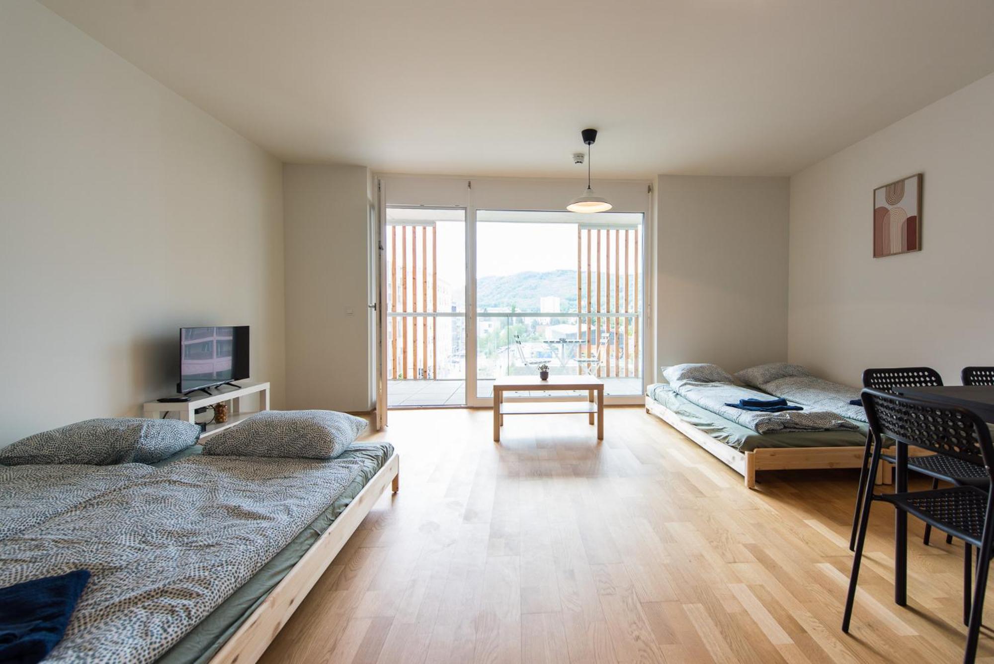 Muzeta Graz - Eco-Friendly Parkview Holiday Apartments In Graz'S Smart City Exterior foto